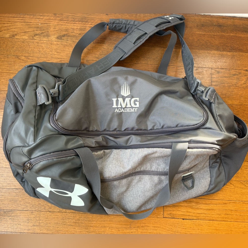 IMG Academy Official Issued Gray Under Armour Undeniable Duffle Bag 🏀